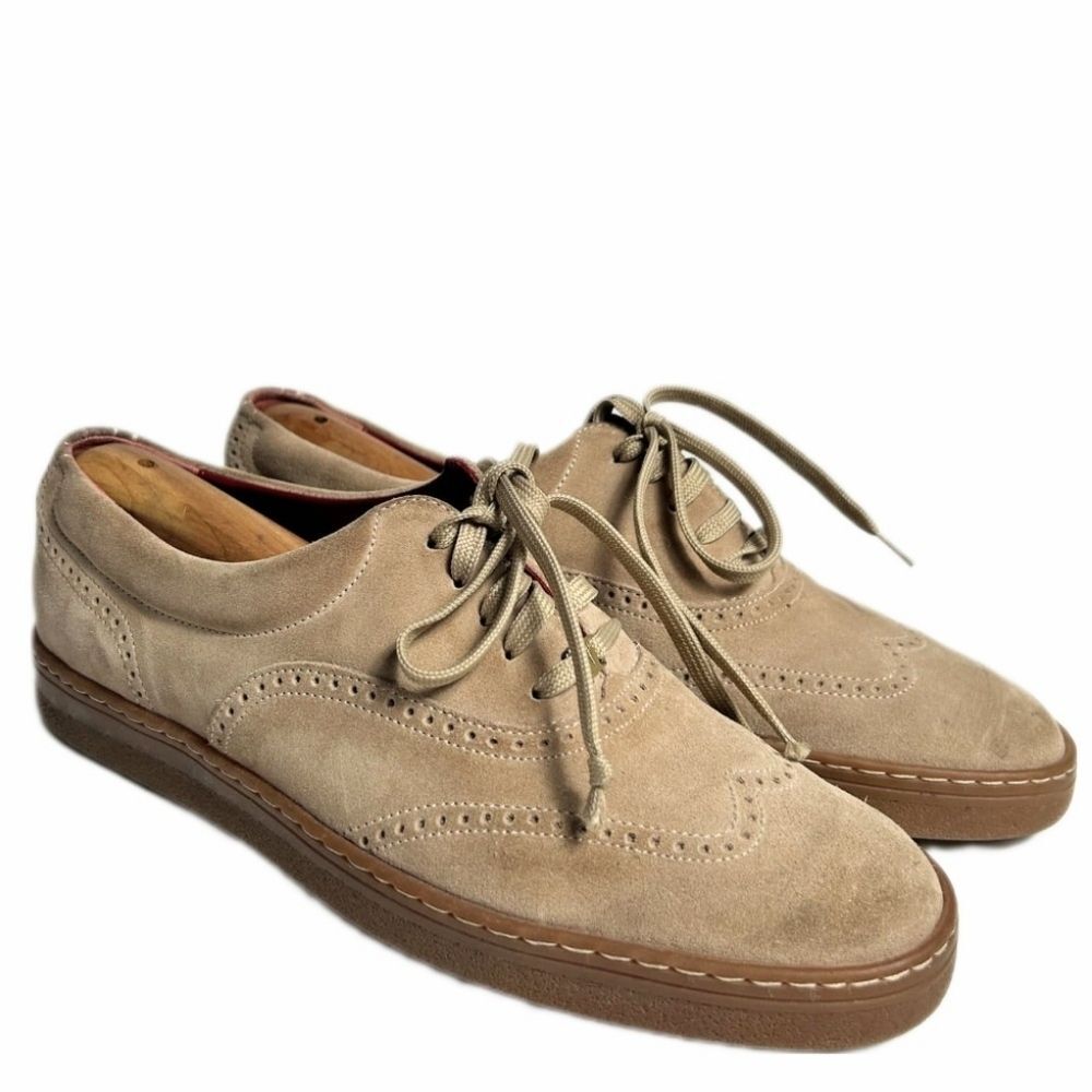 Salvatore-ferragamo Women's Tan and Cream Trainers